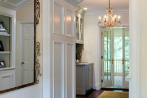 Brick three story addition